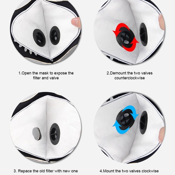 Mask with valve and filter - Picture 5 of 6